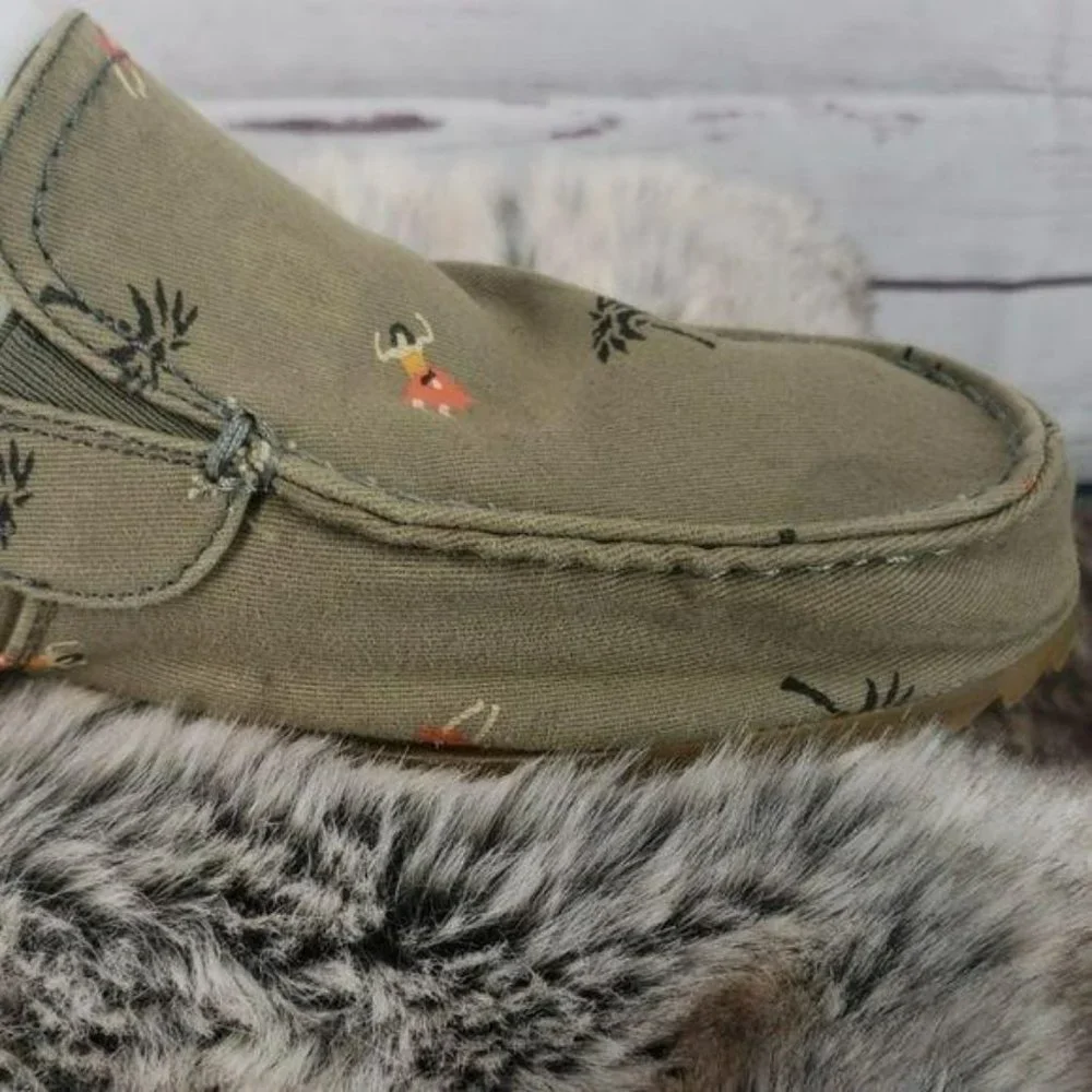 GBX Men’s Hawaiian Dancing‎ Girls Slip On Shoes